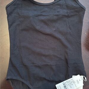 NWT Black Criss Cross Leotard Size 10